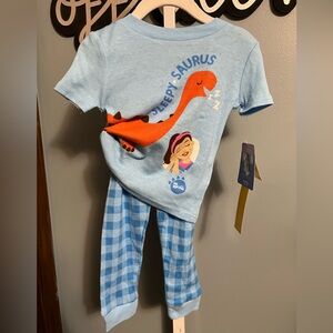 Ms. Rachel Sleepy Saurus Dinosaur 4 piece Kids Pajamas Set NWT